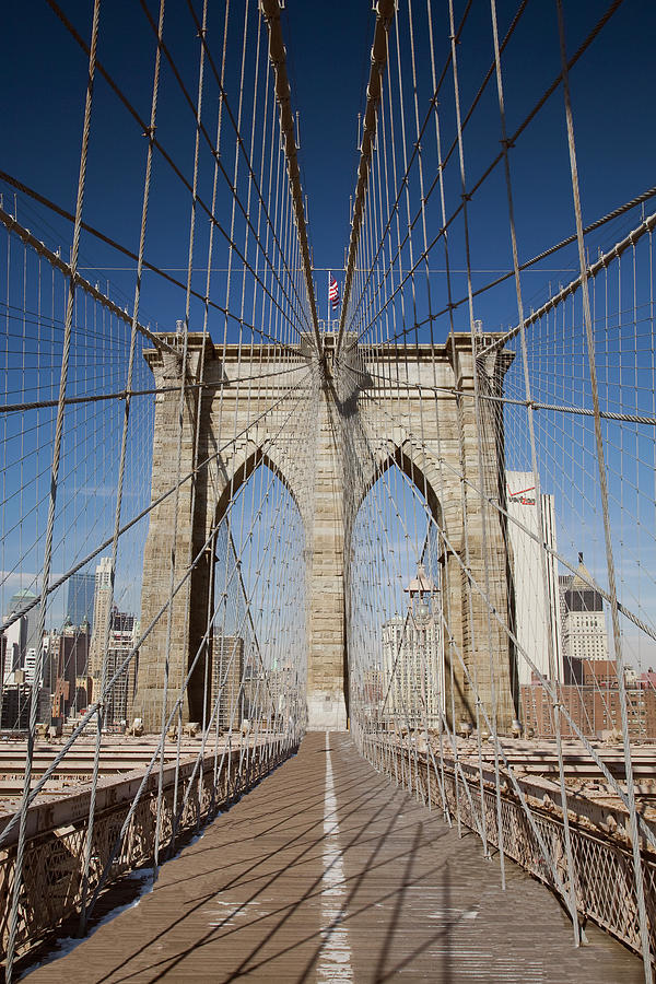 Brooklyn Bridge Photograph - Brooklyn Bridge, New York City, New York 08 - Color by Monte Nagler Brooklyn Bridge Photograph - Brooklyn Bridge, New York City, New York 08 - Color by Monte Nagler