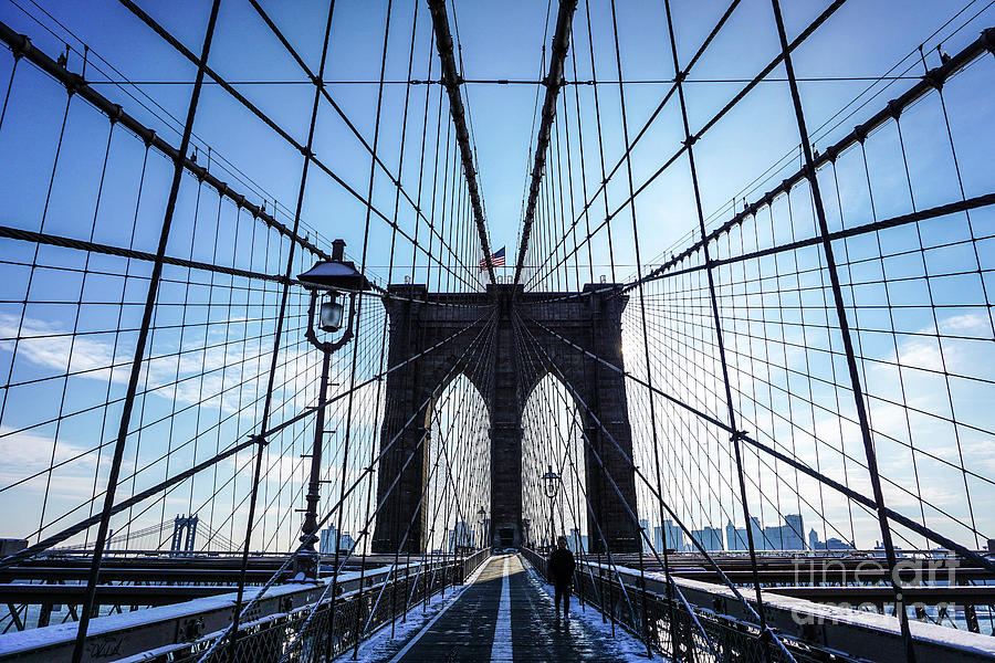 Brooklyn Bridge, New York City Photo Photograph by European School