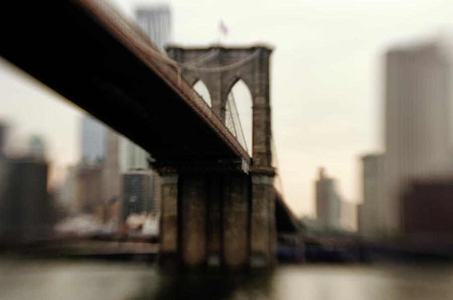 Brooklyn Bridge Photograph - Brooklyn Bridge, New York City by Photography By Steve Kelley Aka Mudpig