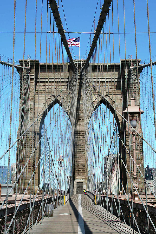 Brooklyn Bridge - New York, N.Y. Photograph by Richard Krebs