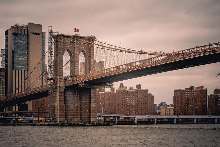 Brooklyn Bridge Photograph by Noa Nick