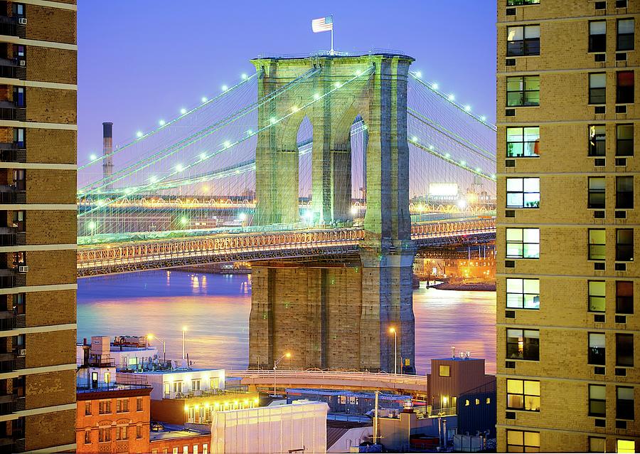 Brooklyn Bridge Photograph by Tony Shi Photography