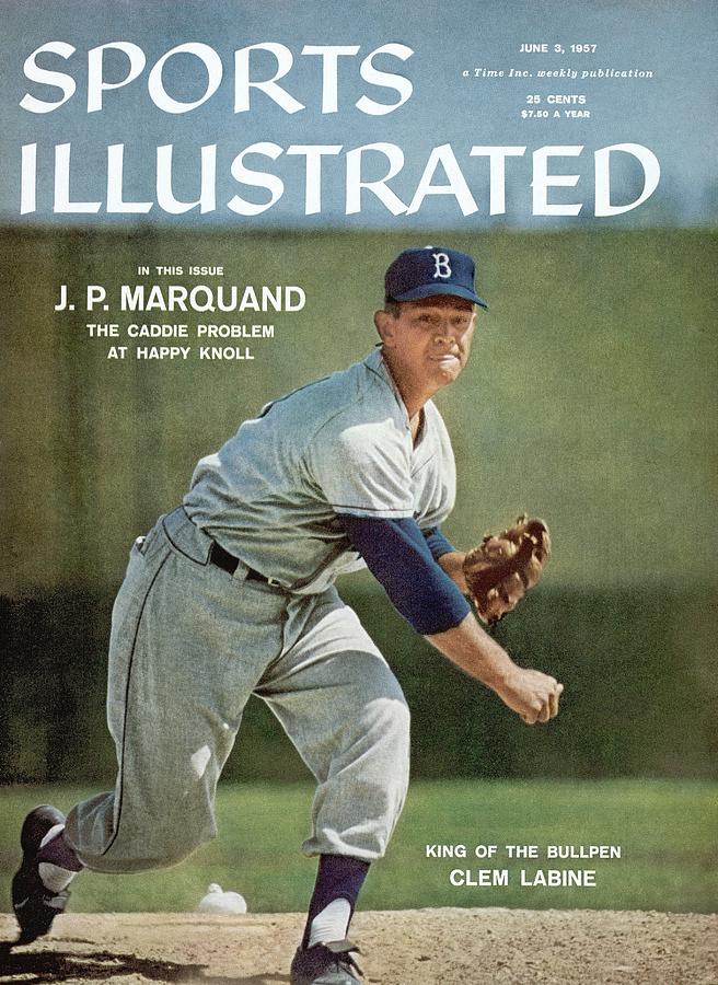 Brooklyn Dodgers Clem Labine Sports Illustrated Cover by Sports  Illustrated