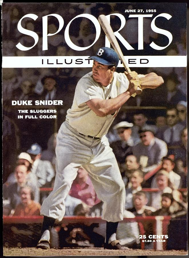 Brooklyn Dodgers Duke Snider... Sports Illustrated Cover Photograph by Sports Illustrated