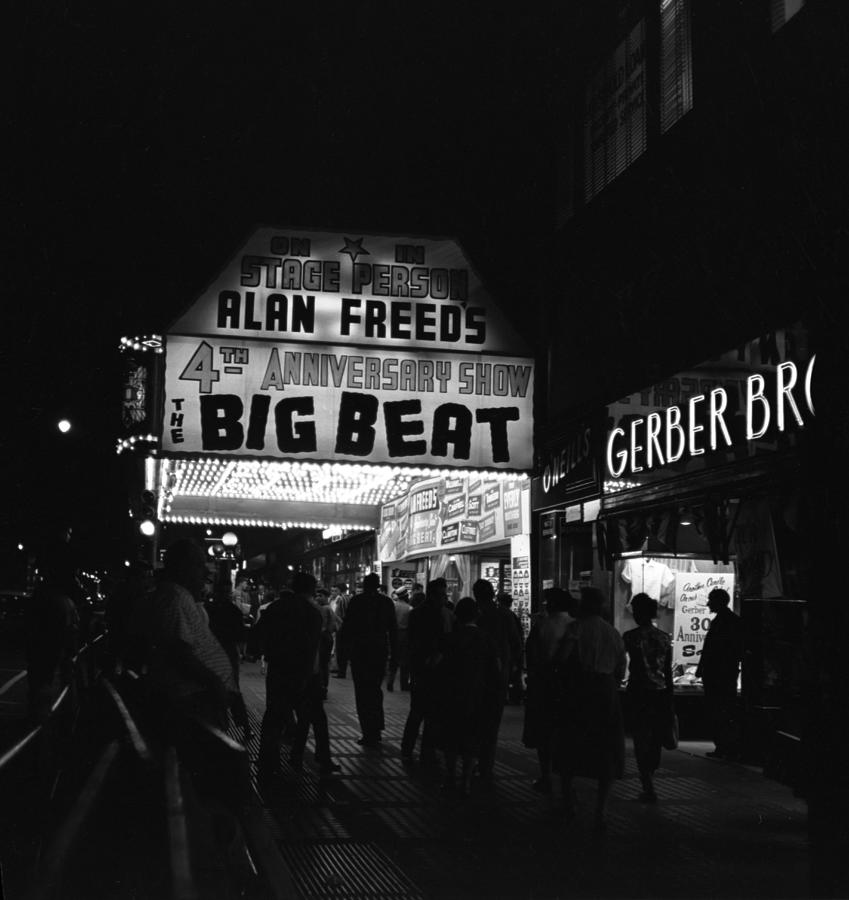 Brooklyn Fox Marquee Advertising Alan Photograph by Donaldson Collection