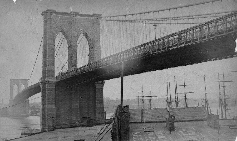 Brooklyn Suspension Photograph by Hulton Archive