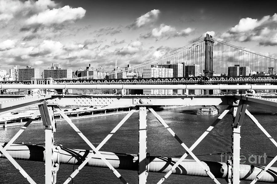 Brooklyn to Manhattan Bridge To Bridge  Photograph by John Rizzuto