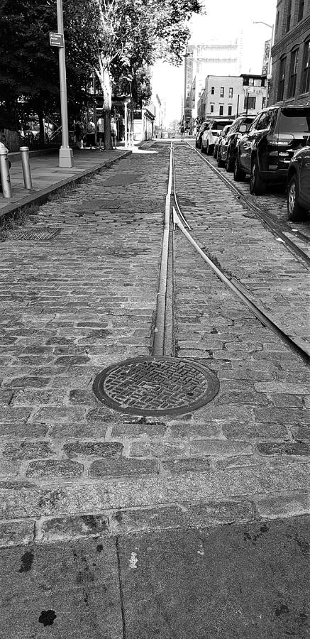 Brooklyn Trolly Tracks  Photograph by Rob Hans