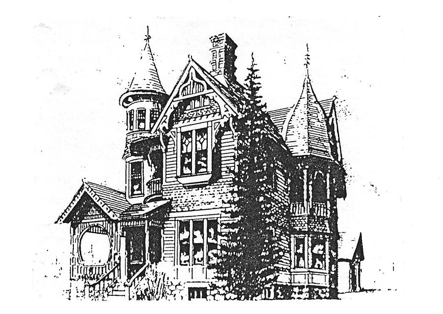 Corvallis Drawing - Brooks Hotel, Corvallis, Montana by Kevin Heaney Corvallis Drawing - Brooks Hotel, Corvallis, Montana by Kevin Heaney