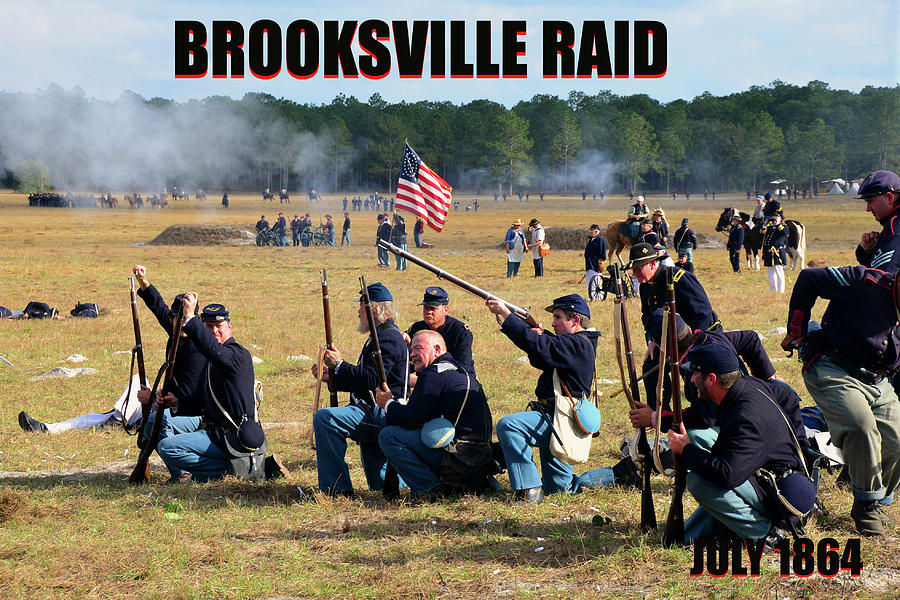 Civil War Photograph - Brooksille Raid poster work A by David Lee Thompson