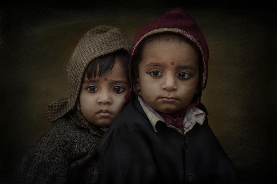 Children Photograph - Brothers by Svetlin Yosifov