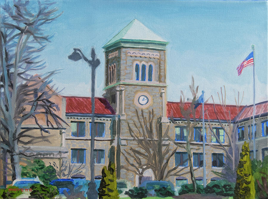 Broughton High School Painting by Tommy Midyette