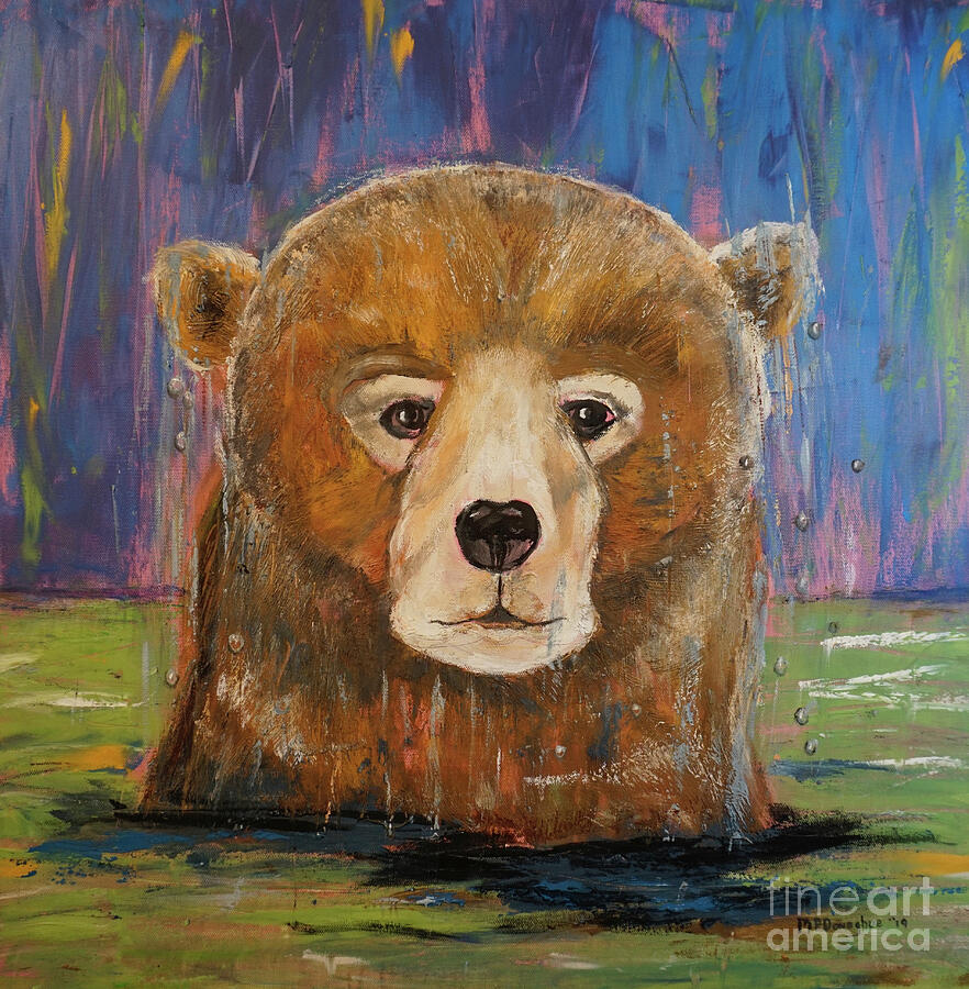 Brown Bear -bear Painting Painting