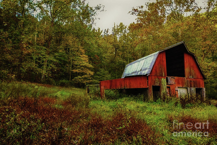 Brown County Barn by Blue In Green Photography Photograph by Mark ...