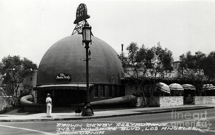 Brown Derby Restaurant Photograph by Sad Hill - Bizarre Los Angeles Archive
