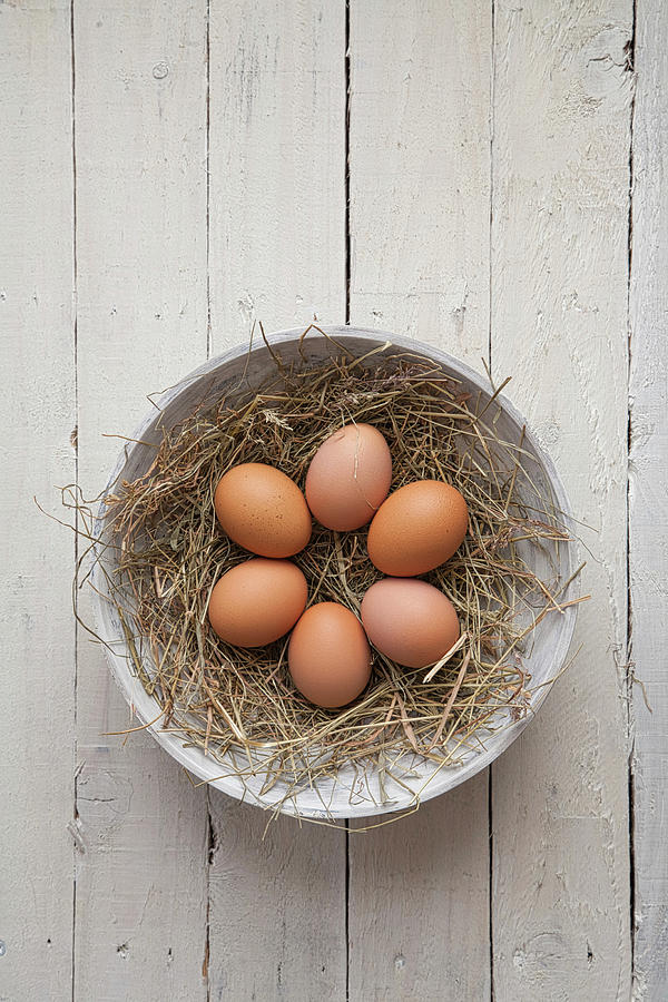 Brown Hen Eggs Photograph by David Milnes