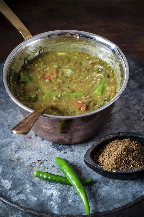 Brown Lentil Curry Photograph by Preeti Tamilarasan