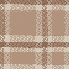 Pattern Digital Art - Brown Plaid by Sher Sester