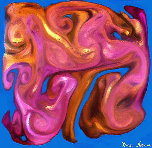 Brownian Boogie Painting by Rein Nomm