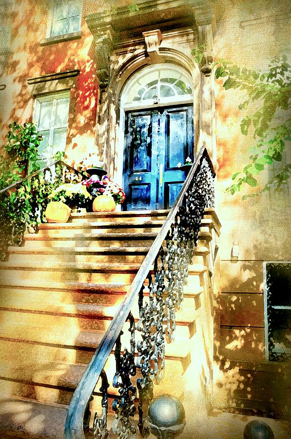 Brownstone Steps Photograph by Diana Angstadt