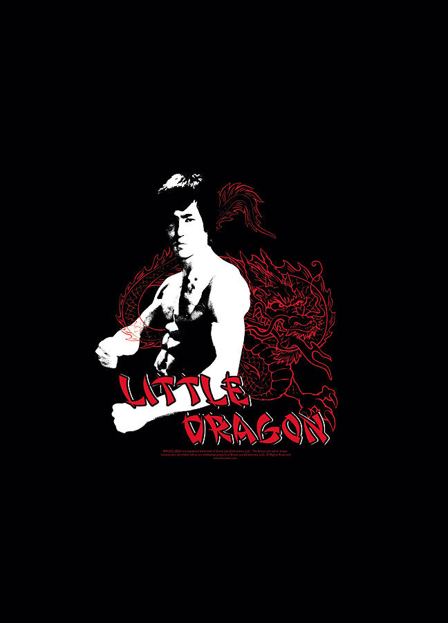 Bruce Lee - Little Dragon Digital Art by Brand A