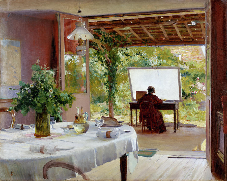 Bruce: Open-air Studio Painting by William Blair Bruce - Fine Art America