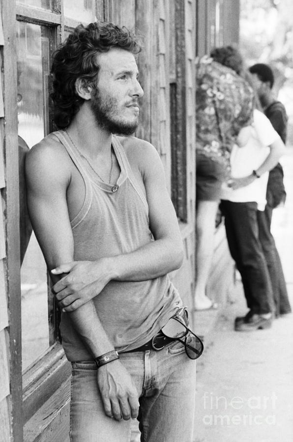 Bruce Springsteen Along The Jersey Photograph by The Estate Of David Gahr