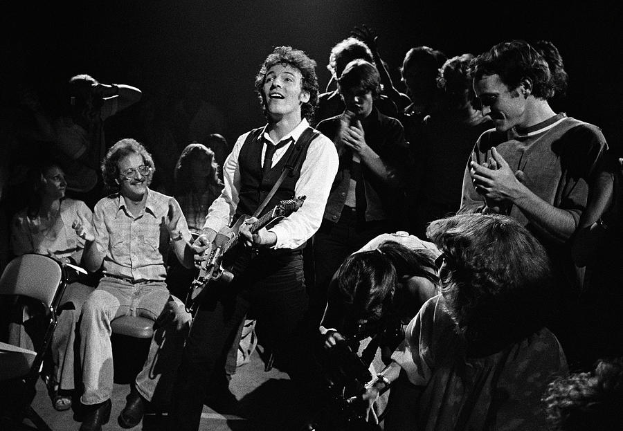 Bruce Springsteen In Concert Photograph by George Rose