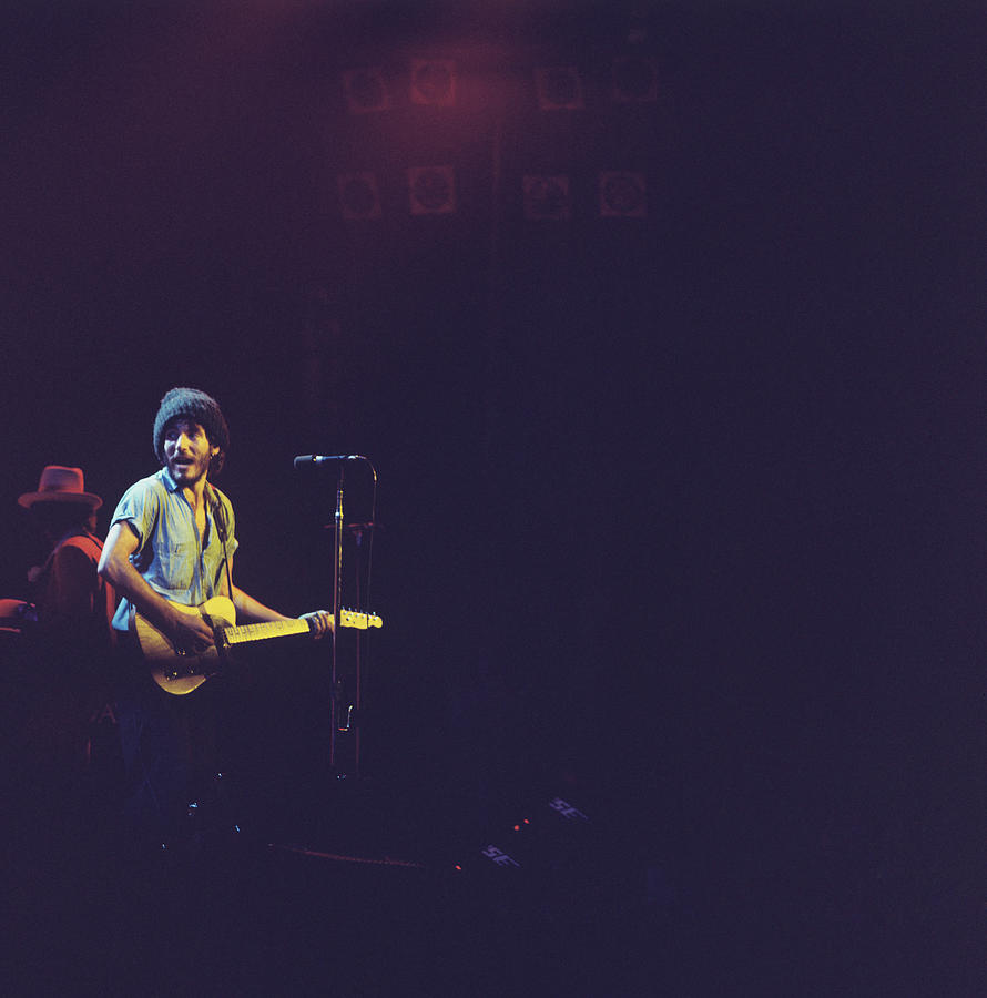 Bruce Springsteen Performs On Stage Photograph by Andrew Putler