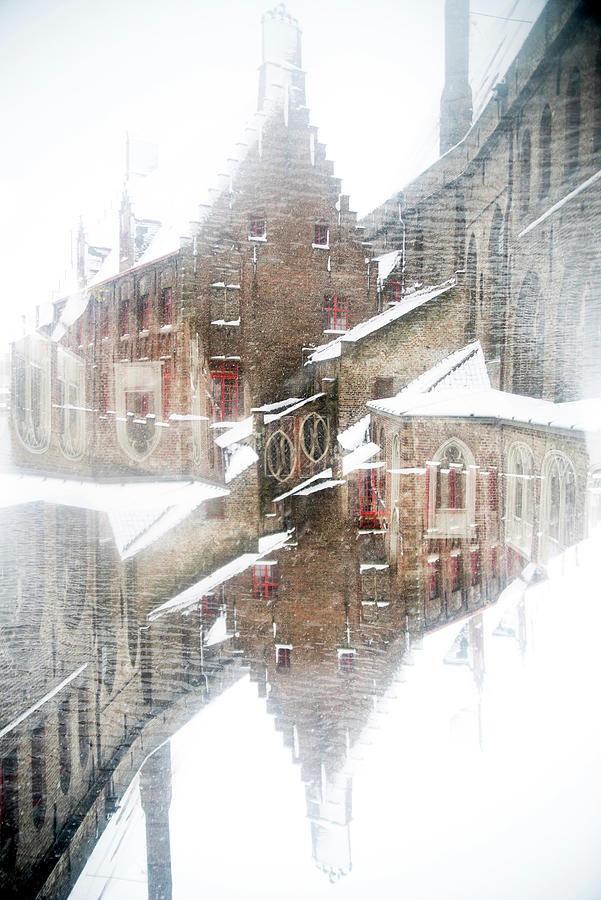 Winter Photograph - Bruges-263 by Robin Vandenabeele