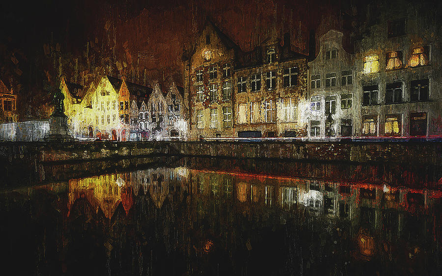 Bruges, Belgium - 10 Painting by AM FineArtPrints