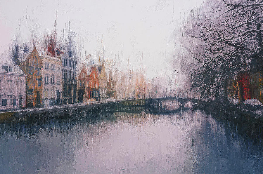Bruges, Belgium - 14 Painting by AM FineArtPrints