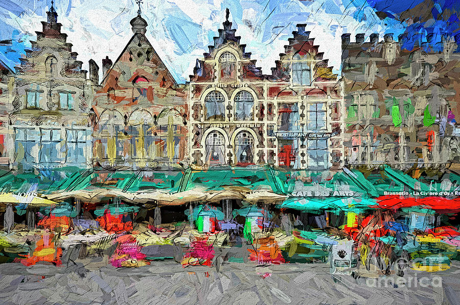 Bruges Market Photograph by Jack Torcello