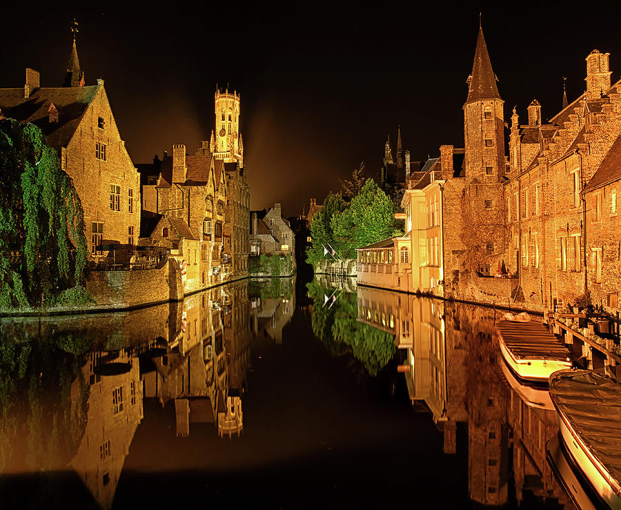 Brugge By Night Photograph by Dado Daniela Brugge By Night Photograph by Dado Daniela