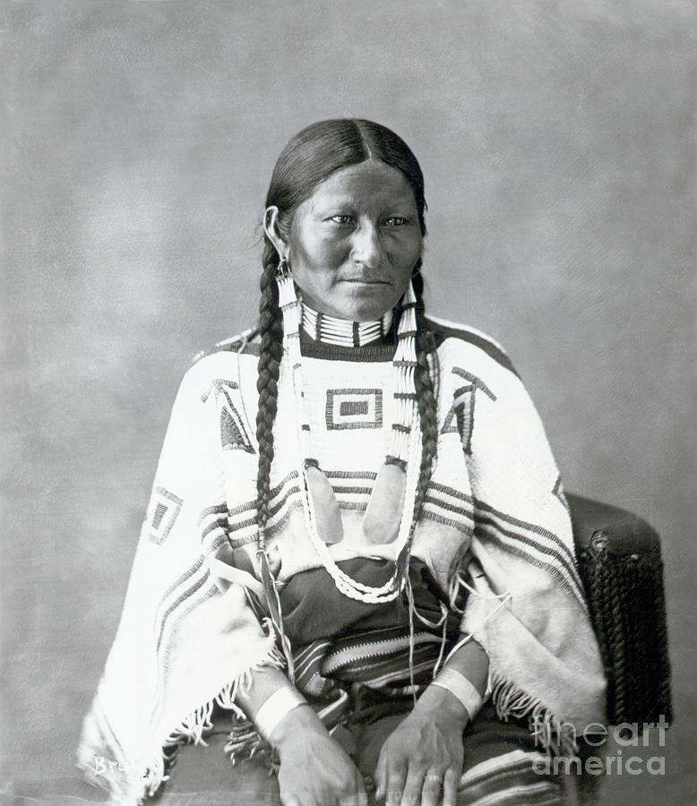 Brule-teton Sioux Woman Photograph by Bettmann