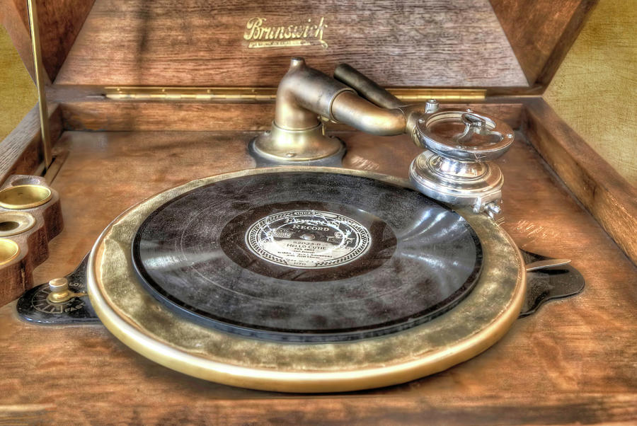 Brunswick Phonograph 2 Photograph by Donna Kennedy