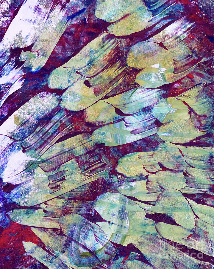 Abstract Painting - Brushstrokes Featured by Laura L Leatherwood Abstract Painting - Brushstrokes Featured by Laura L Leatherwood