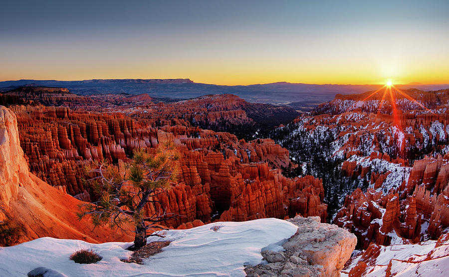 National Parks Photograph - Bryce Canyon Sunrise, Utah Photography by Leland D Howard