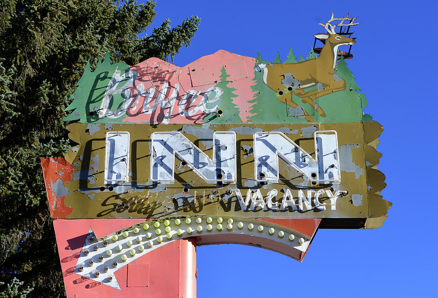 Bryce Inn Sign Circa 1960s Photograph by David Lee Thompson