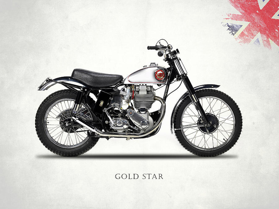Motorbike Mug BSA Gold Star DBD34 illustration. 