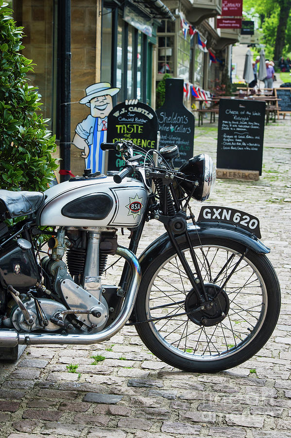 Vintage Photograph - BSA Silver Star in Burford by Tim Gainey