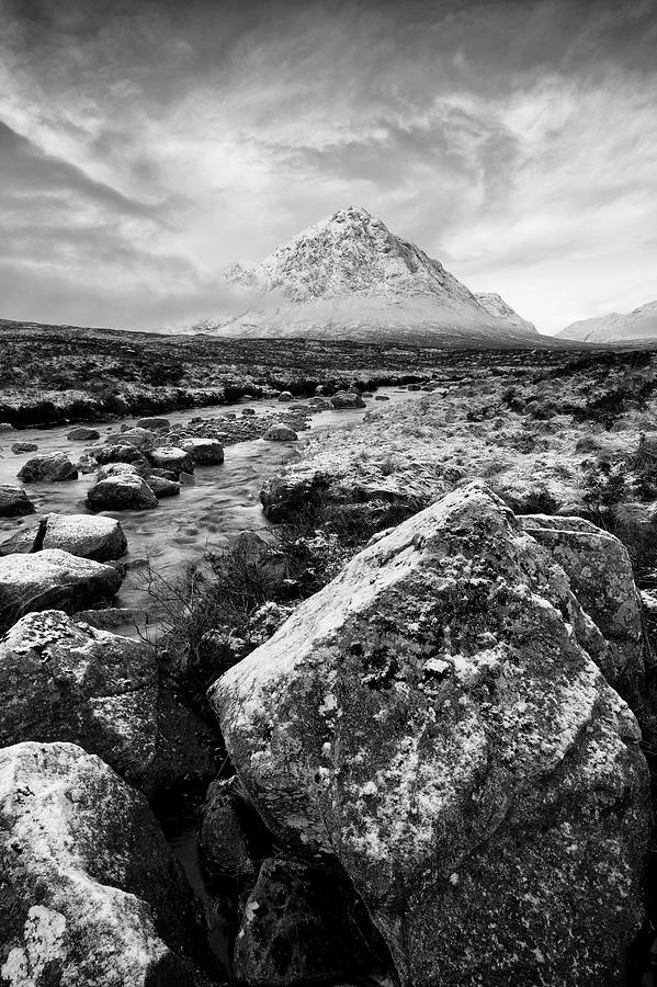 Buachaille Etive Mor In Winter Photograph by Paul Whiting