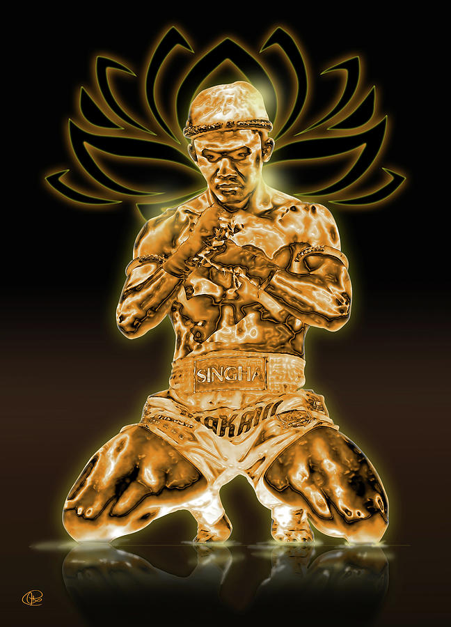 Muay Thai Digital Art - Buakaw by Hay Rouleaux Muay Thai Digital Art - Buakaw by Hay Rouleaux