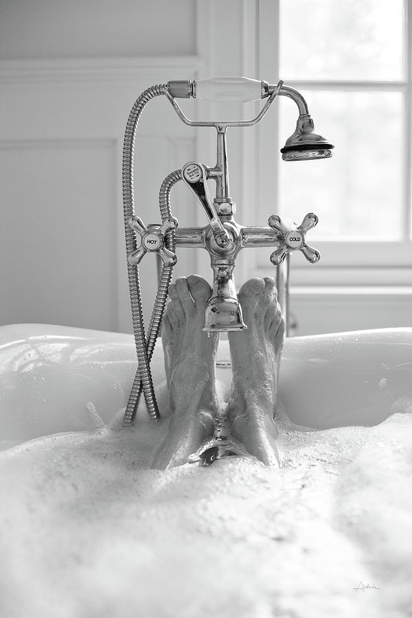Black And White Photograph - Bubble Bath I by Aledanda
