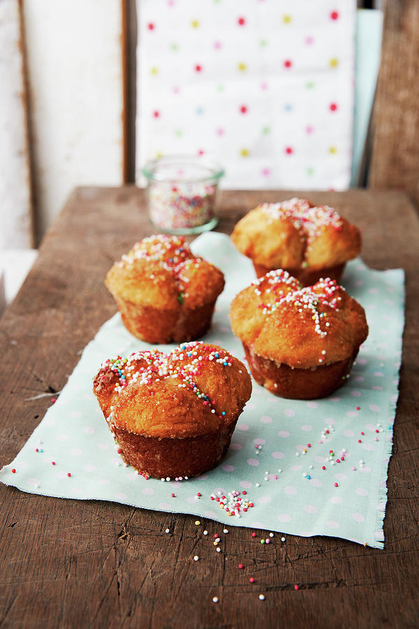 Bubble Buns With Sugar Pearls Photograph by Torri Tre - Fine Art America