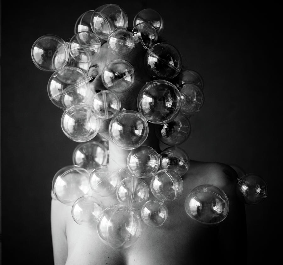 Bubble Face Photograph by Emmanuelle Brisson Bubble Face Photograph by Emmanuelle Brisson