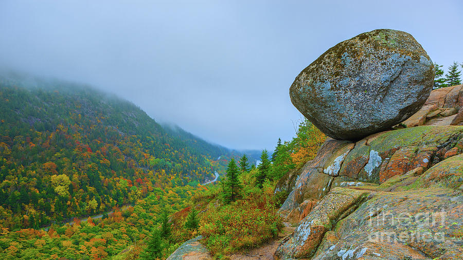 Bubble Rock, Maine Photograph by Henk Meijer Photography