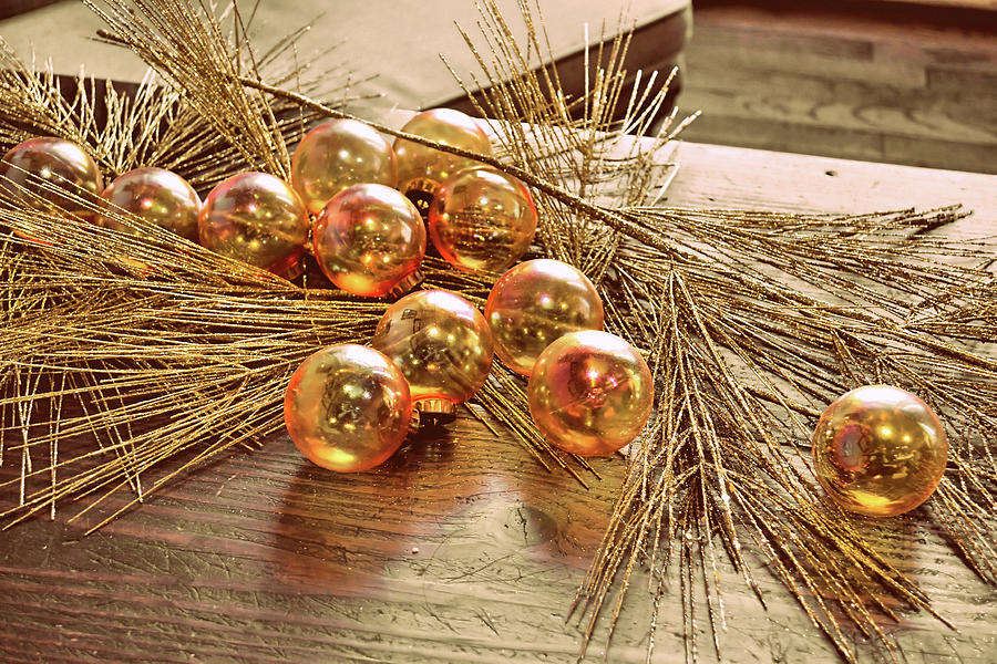 Christmas Photograph - Bubbles And Needles by JAMART Photography