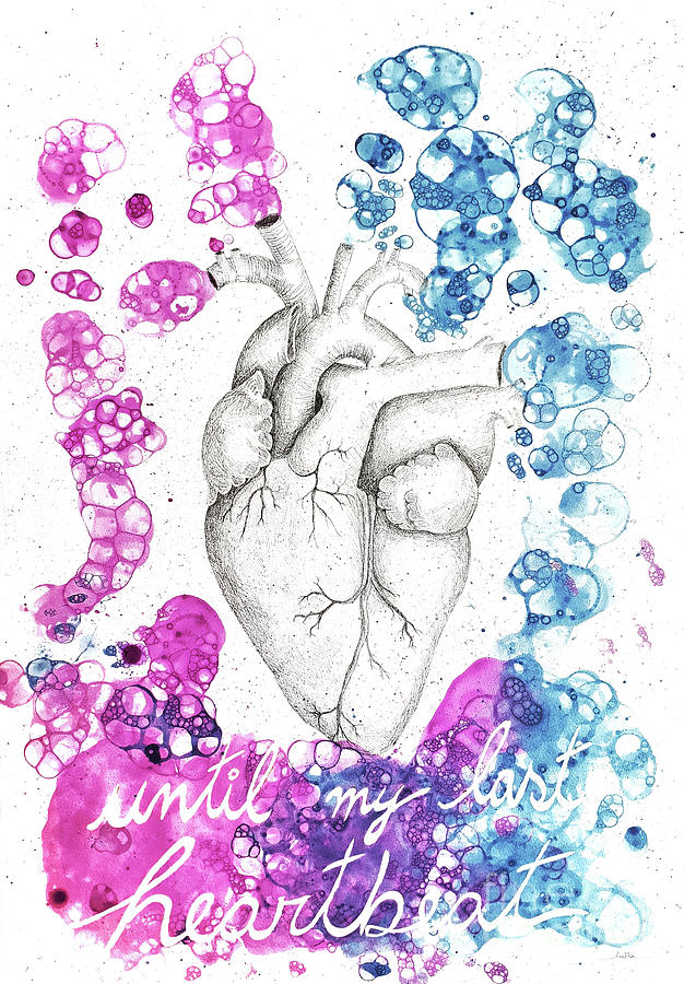 Bubbles - Last Heartbeat Painting by Cris Motta