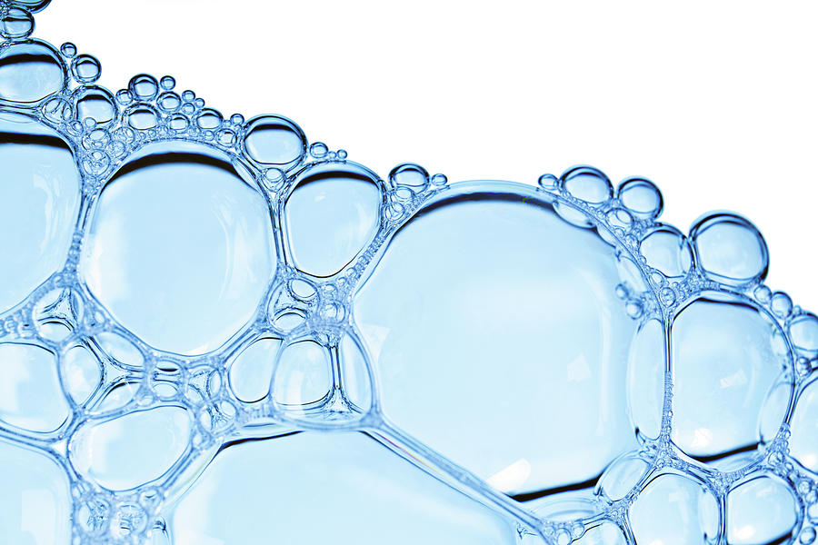 Abstract Photograph - Bubbles With Clipping Path by Justhappy